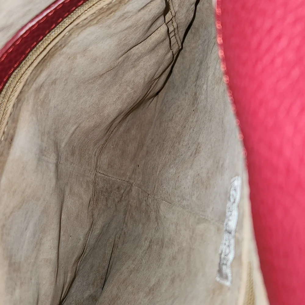 Barr+Barr Red Leather Bag - Picture 12 of 14
